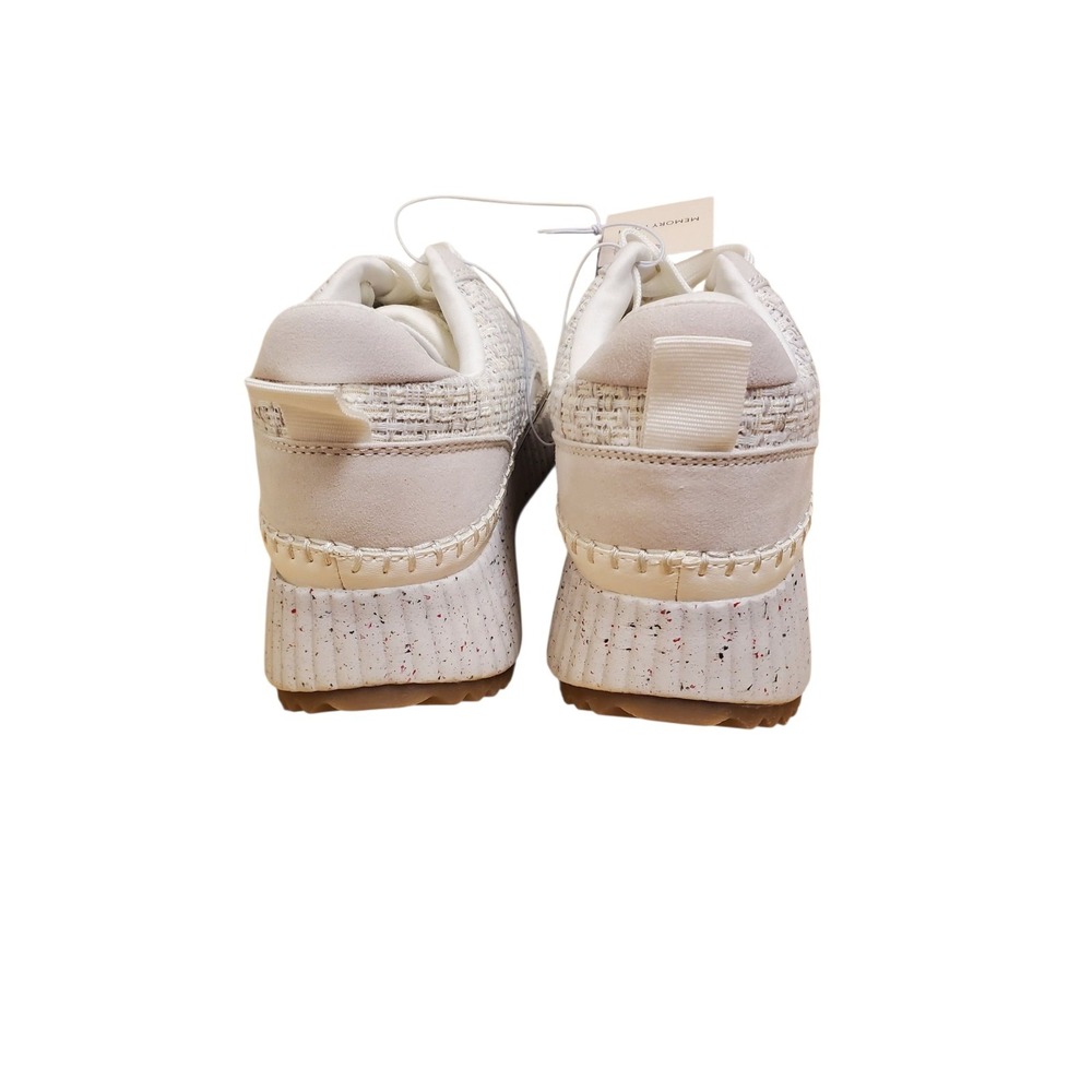 Universal Thread Womens White Tweed Platform Sneakers Shoes Memory Foam - Picture 10 of 11